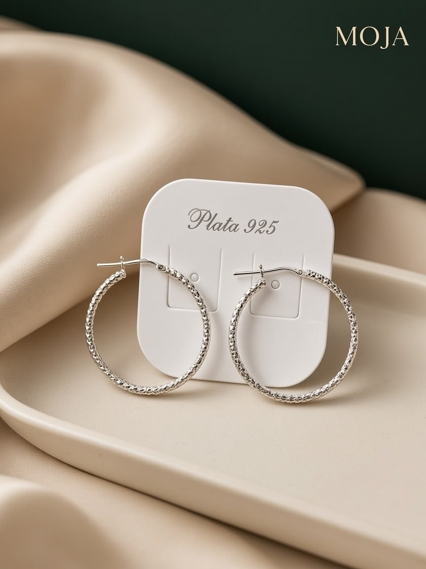 ARGOLLAS PONCHE PLATA 925