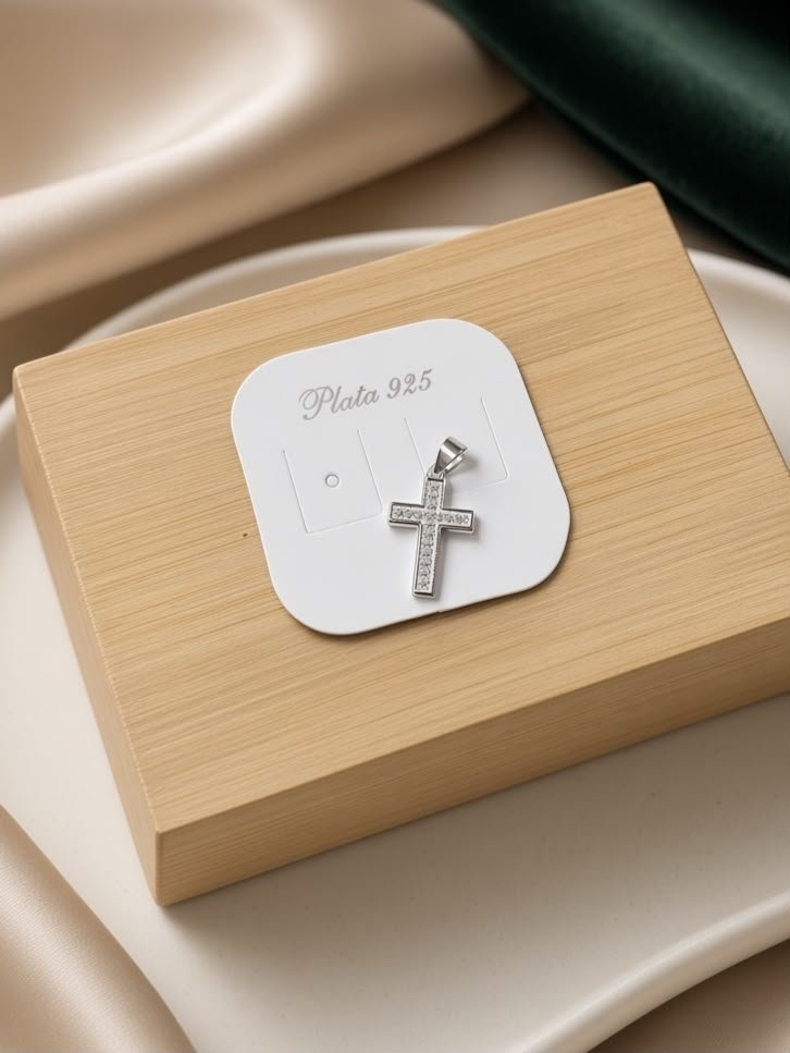 DIJE CRUZ OPERA PLATA 925