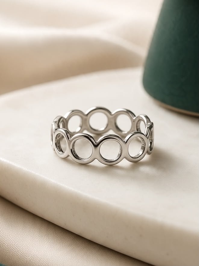 ANILLO CIRCULITOS ACERO QUIRÚRGICO
