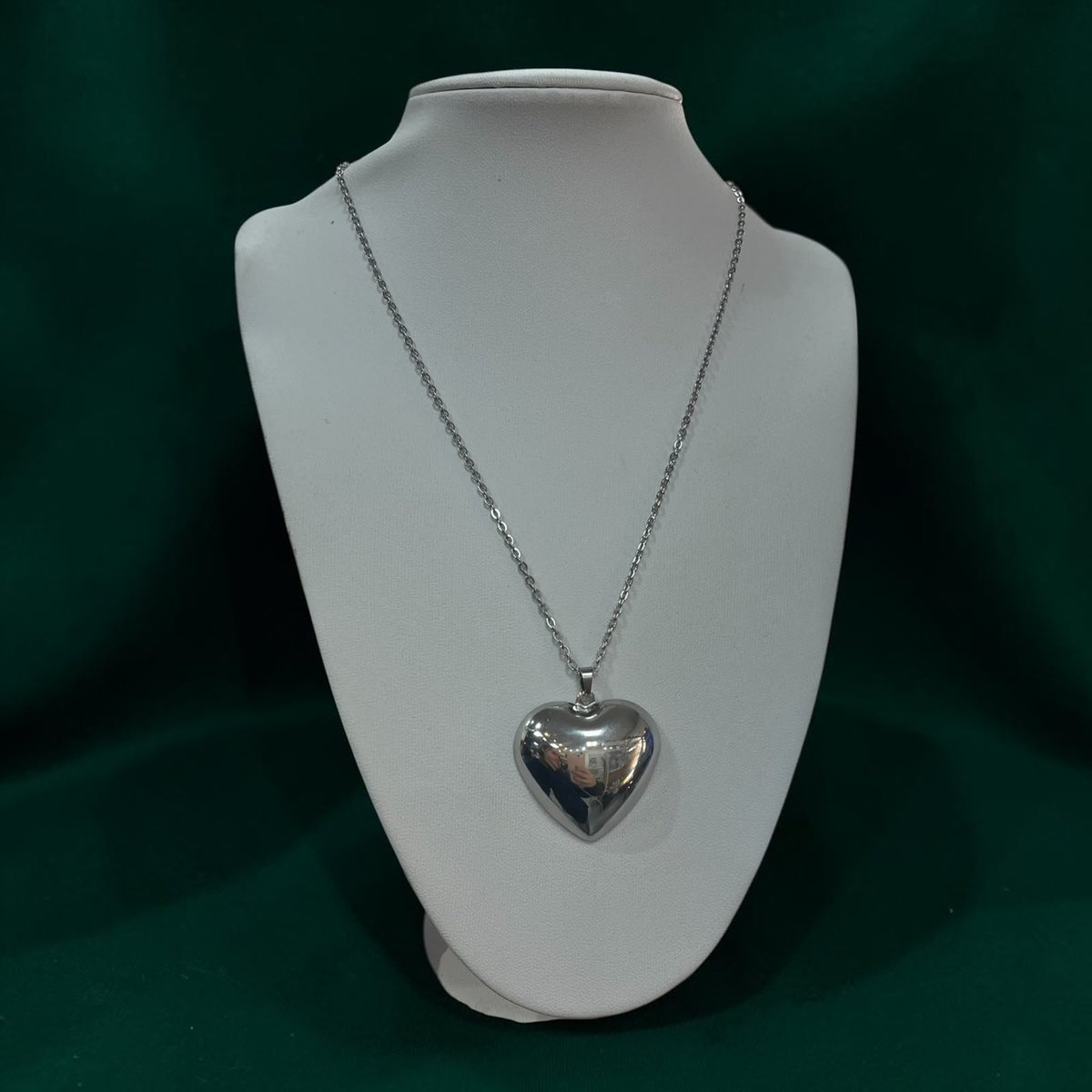 COLLAR CORAZÓN ACERO QUIRÚRGICO