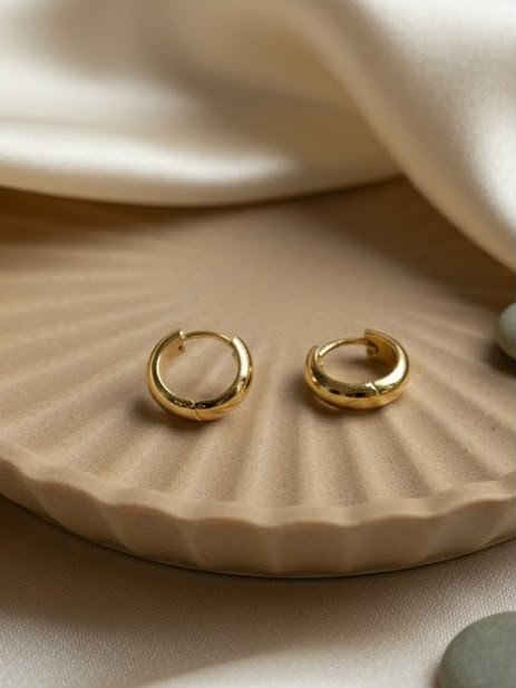 ARGOLLAS INSERT ANCHO 4MM ACERO DORADO