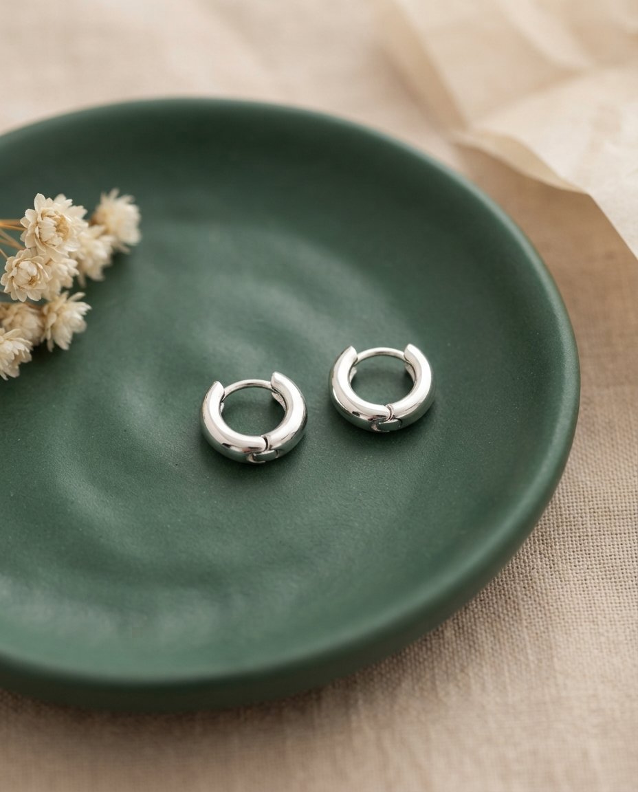 ARGOLLAS ANCHO 4MM ACERO BLANCO