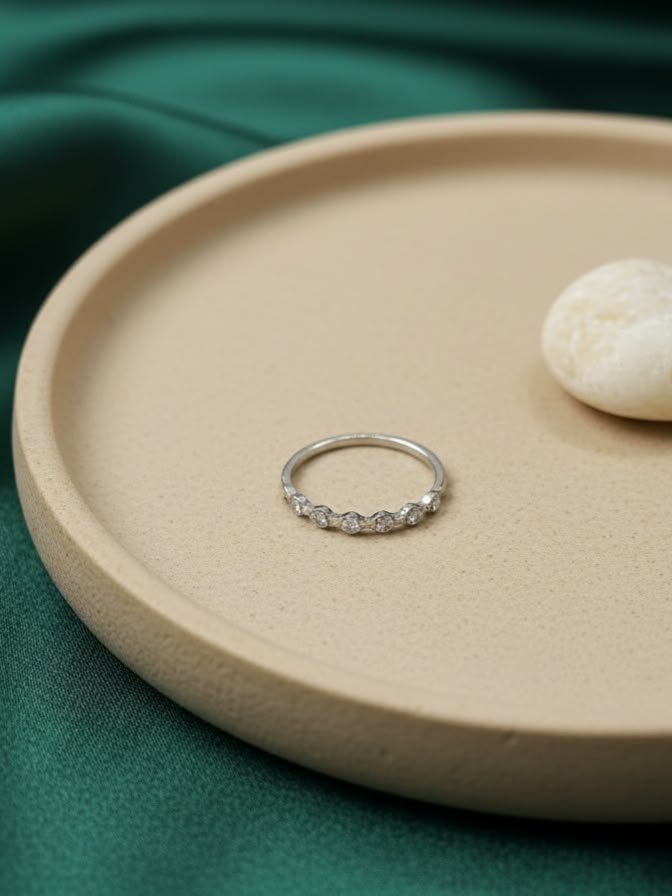 ANILLO STRASS ACERO QUIRÚRGICO